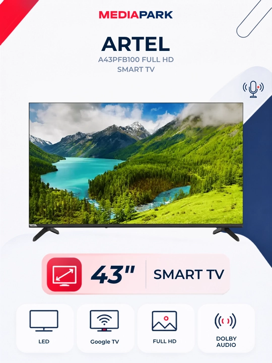 Televizor Artel TV A43PFB100 Full HD Smart TV - 