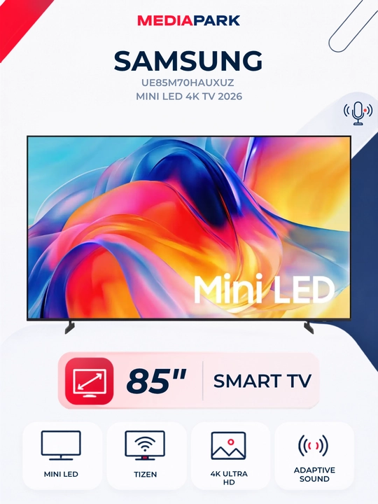 Телевизор Samsung UE85M70HAUXUZ Mini LED 4K TV (2026) - 