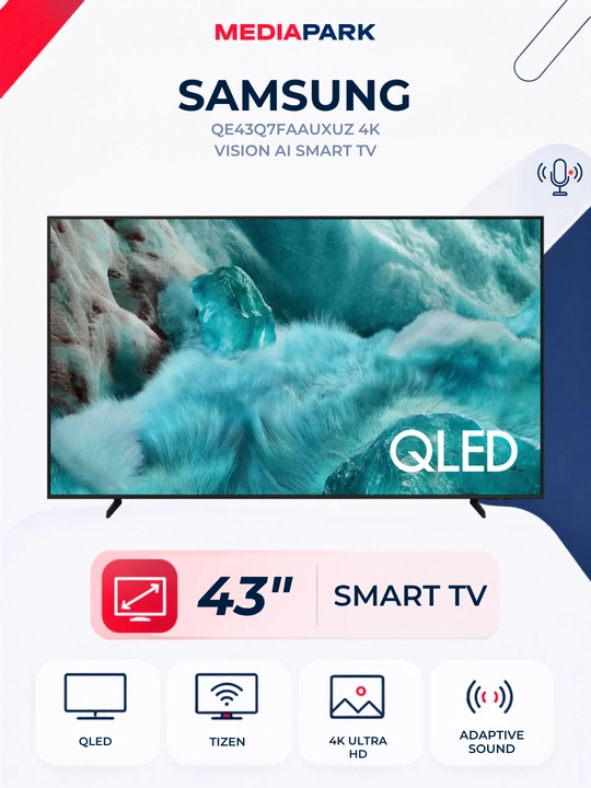 Televizor Samsung QE43Q7FAAUXUZ 4K Vision AI Smart TV - 