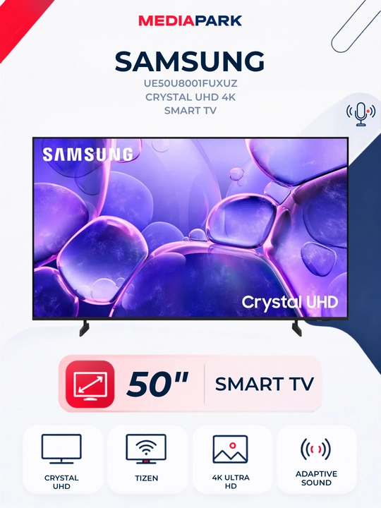 Телевизор Samsung UE50U8001FUXUZ Crystal UHD 4K Smart TV - 
