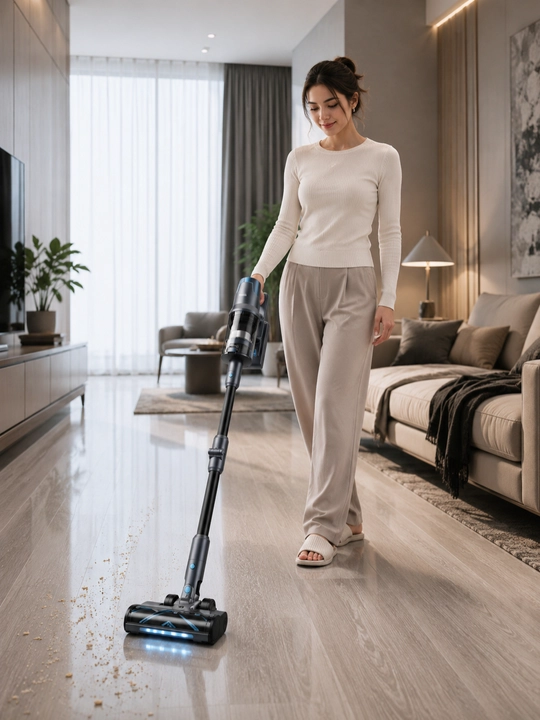 Aiwa 500W simsiz tik changyutgich, bir nechta nasadkalar va 0.8 L chang idishi bilan - 