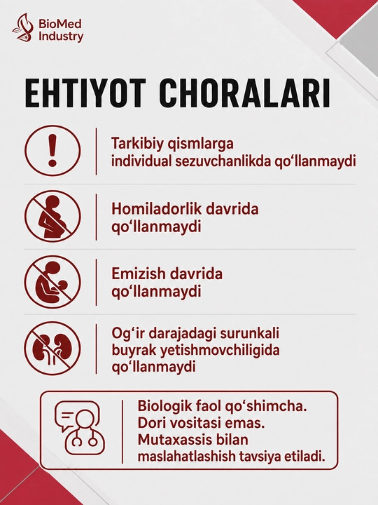 XONDROFORS — bo‘g‘im va suyaklar salomatligini qo‘llab-quvvatlash uchun, 30 tabletka