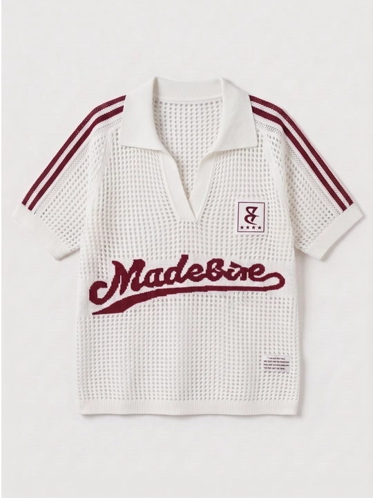 Trikotaj mesh polo futbolka-nafas oluvchi, S-2XL, ayollar va qizlar uchun