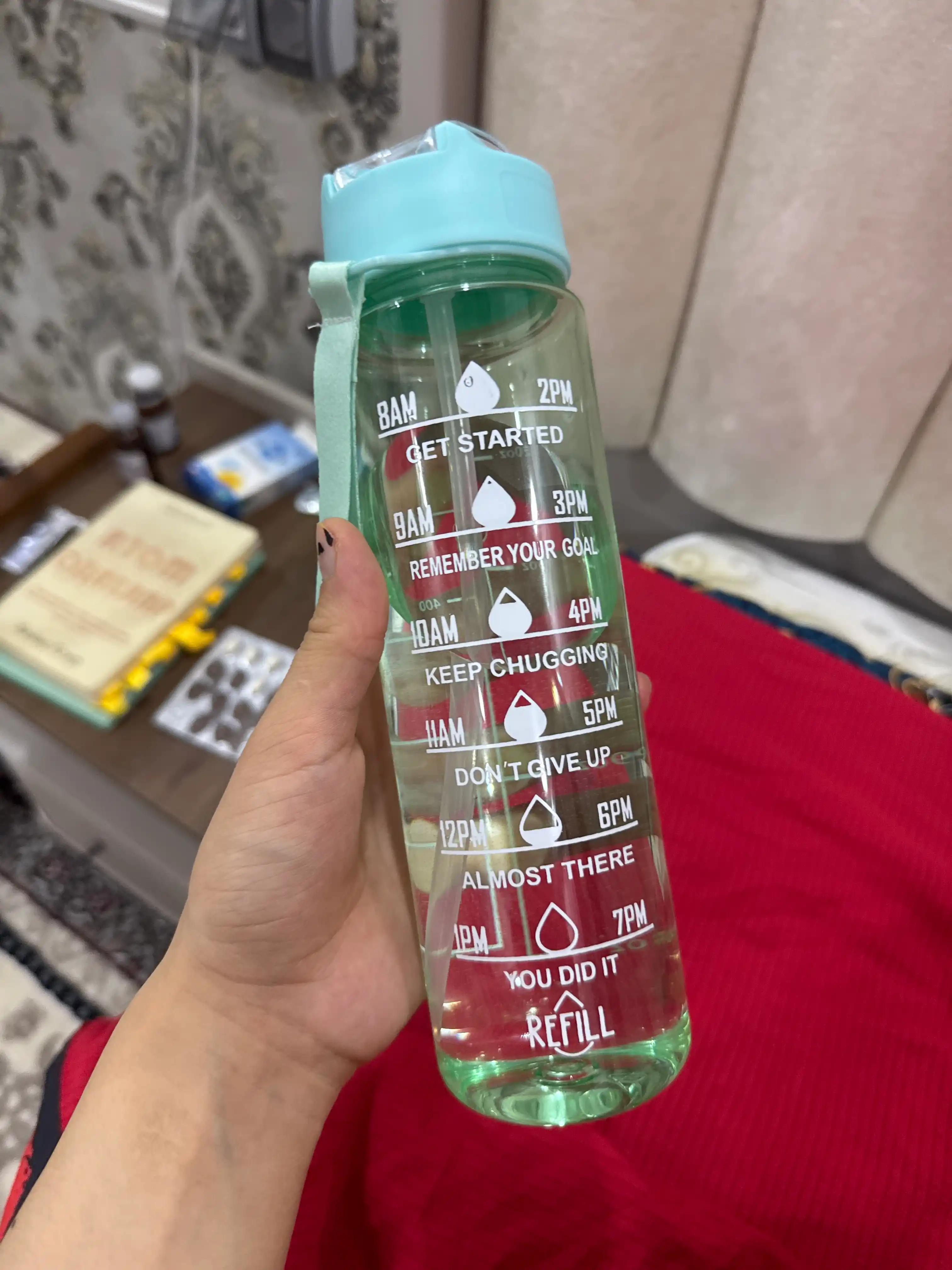 Suv uchun idish, naychali, sport, sayr, maktab uchun butilkalar, 900 ml