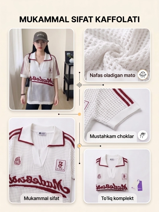 Trikotaj mesh polo futbolka-nafas oluvchi, S-2XL, ayollar va qizlar uchun