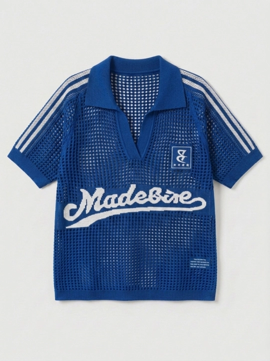 Trikotaj mesh polo futbolka-nafas oluvchi, S-2XL, ayollar va qizlar uchun