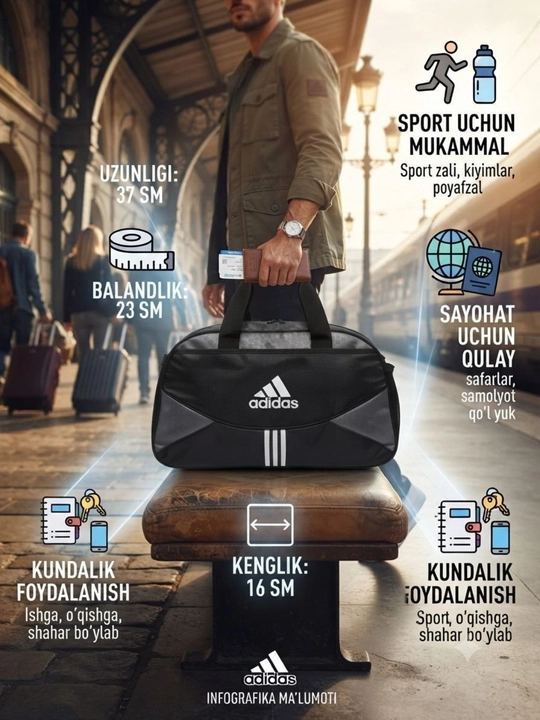Спорт сумка, сумка для фитнеса мужская, сумка дорожная, сумка для спортзала, черная сумка