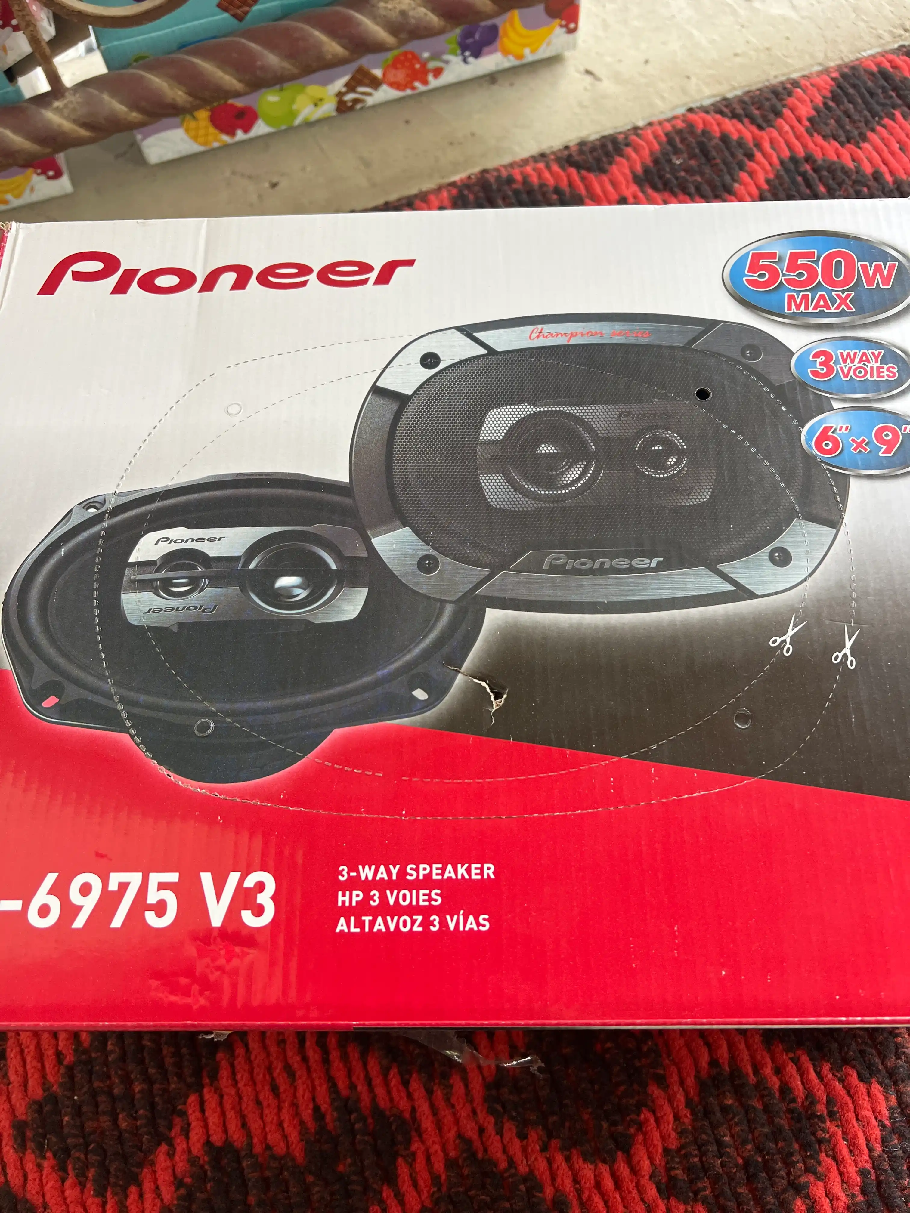 Pioneer Champion V3 Kalonka 550 Wat 2 шт очень мощный и не требует гигантского усилителя