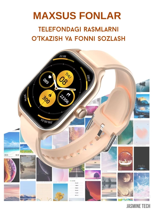 Aqlli soat C20PRO: salomatlik nazorati, o'yinlar, habarlar, Smart soat C20PRO