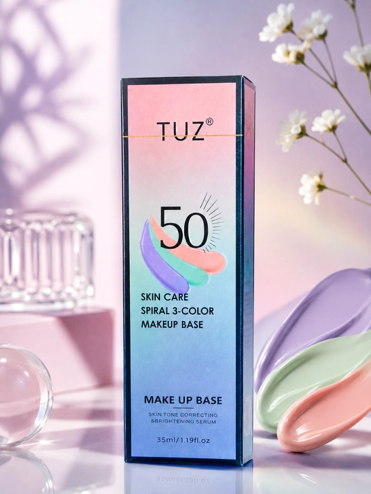 Основа под макияж SPF50 3 цвета выравнивающая база