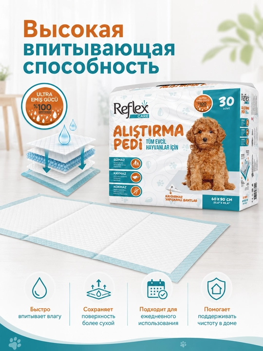 Reflex Training Pads, bir martali ishlatiladigan it tagliklari 60 * 90 sm, 30 dona