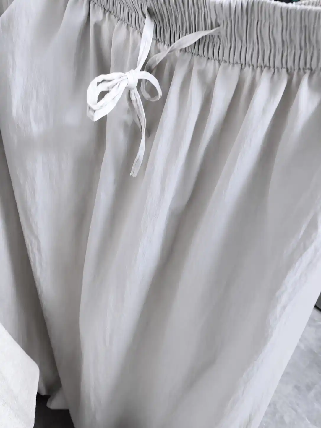 Ayollar uchun qora uzun ballon yubka, maktab uchun, rezinkali, S–XL