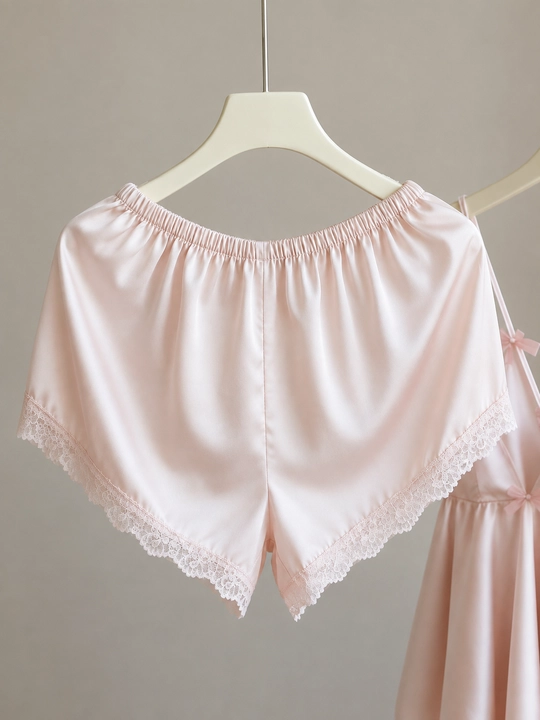 Ipak pijama komplekti (mayka + shortik) krujevali M-XL