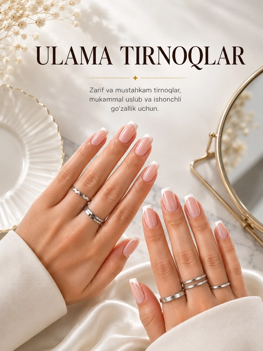 Ulama tirnoqlar – 24 dona, turli dizaynlar