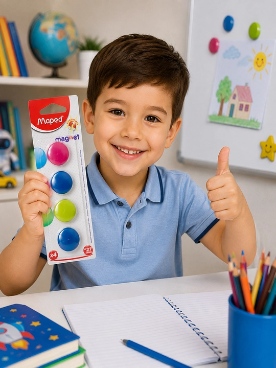 Магнит Maped (диаметр 27 мм, 1 упаковка = 4 шт.)