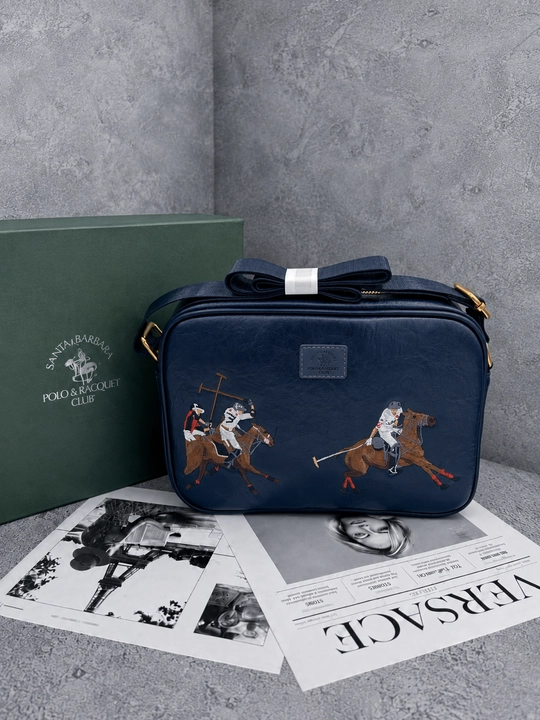 Мужской клатч в стиле Santa Barbara Polo & Racquet Club, в комплекте с фирменной коробкой - 
