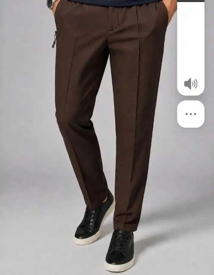 Yozgi mavsum uchun sovuq materialdan erkaklar moda shimlari