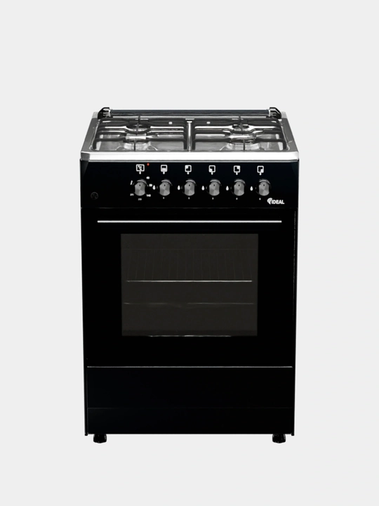 Газовая плита L115, 4 конфорки, Объем духовки 65 Л, 60x60 - 