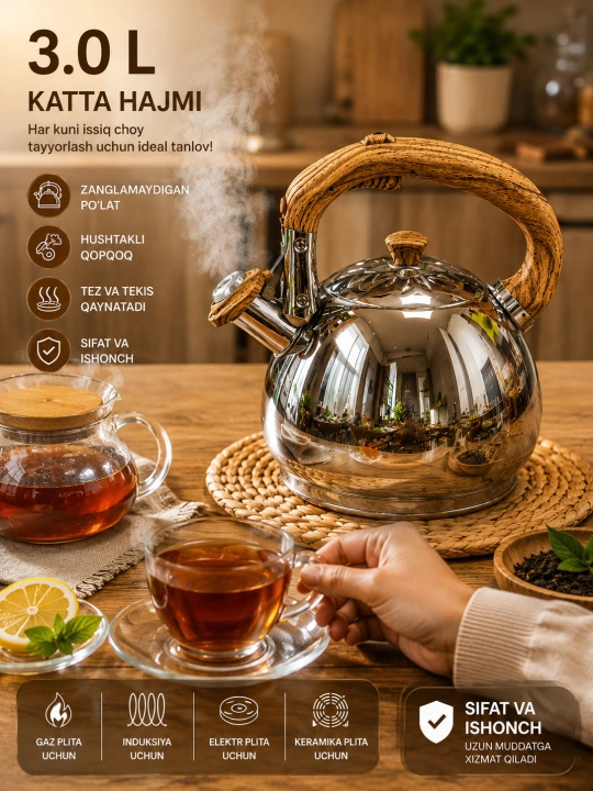 Современный и надежный чайник