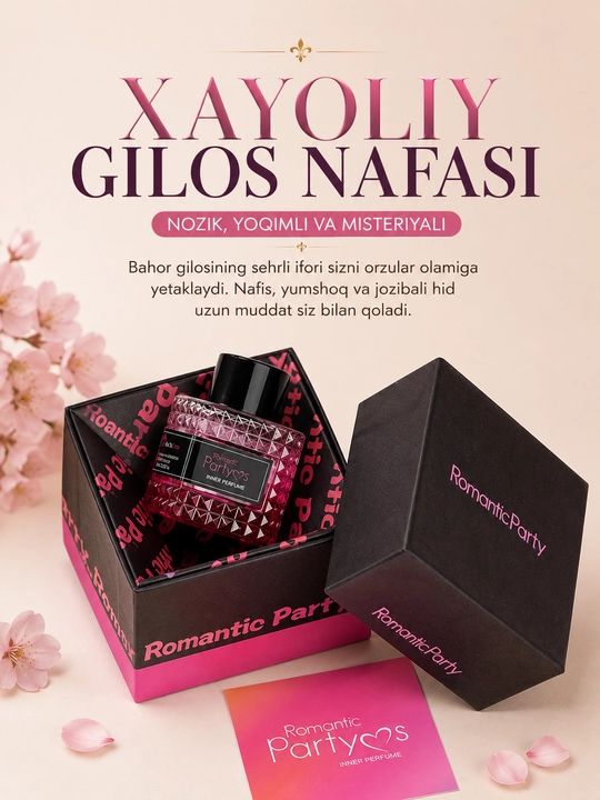 Romantic Party intim parfyumeri (10 ml) intim va tana a’zolari uchun - 