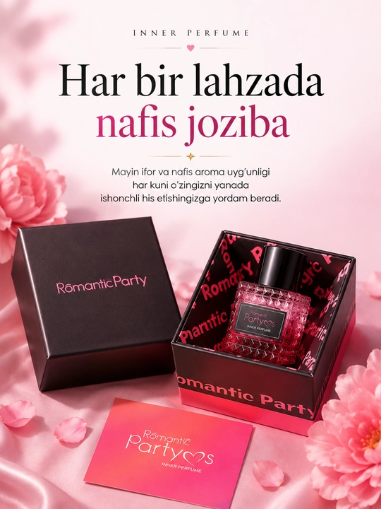 Romantic Party intim parfyumeri (10 ml) intim va tana a’zolari uchun