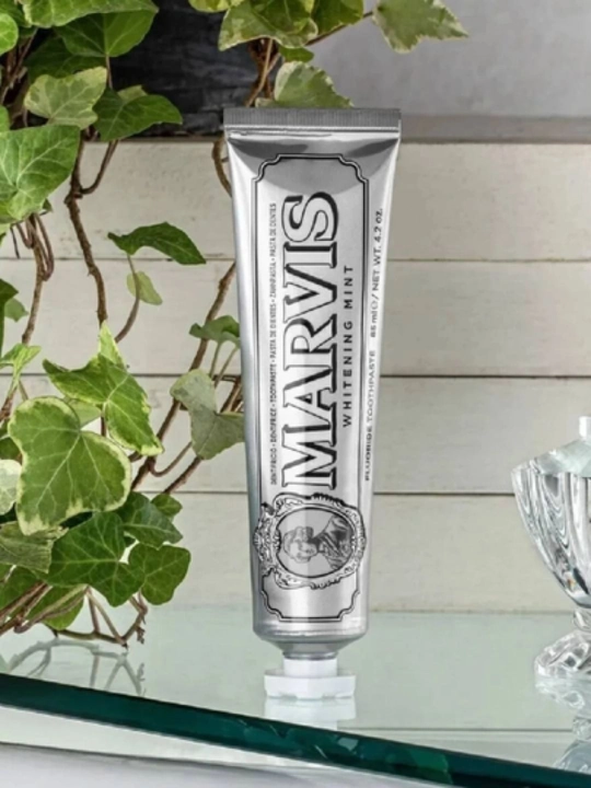 Отбеливающая зубная паста, MARVIS Amarelli Licorice Mint, 85 мл - 