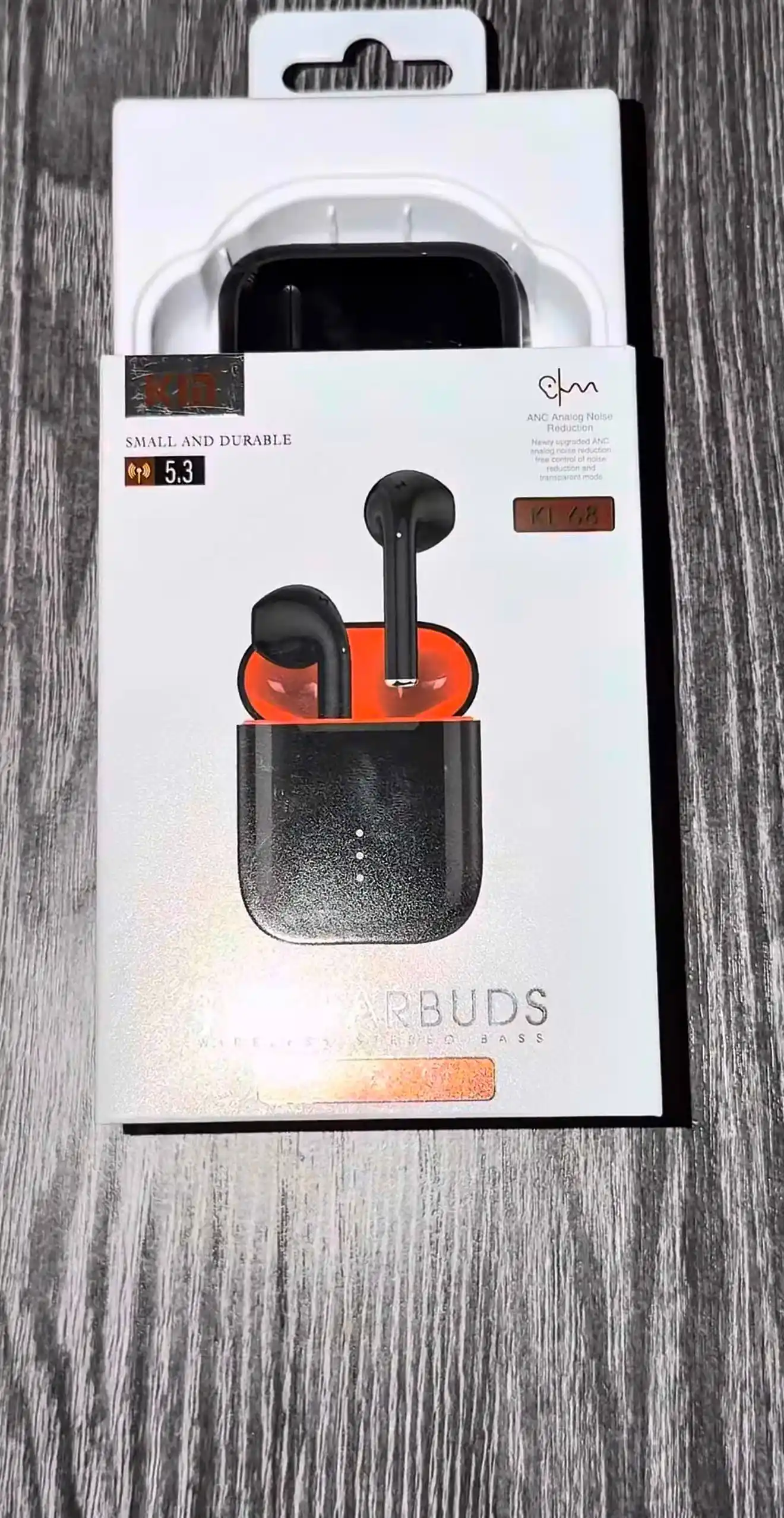 Simsiz quloqchin naushnik KIN KL68 TWS Bluetooth mikrofonli sensorli keysli