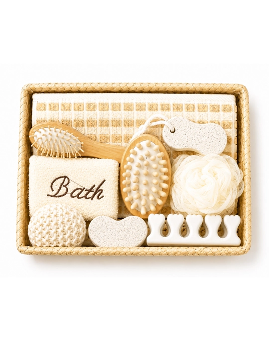 Премиальный набор для ванной – Spa & Bath Set подарочный набор мачалка