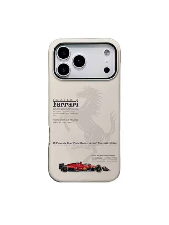 Матовый чехол для iPhone в стиле Ferrari Soul
