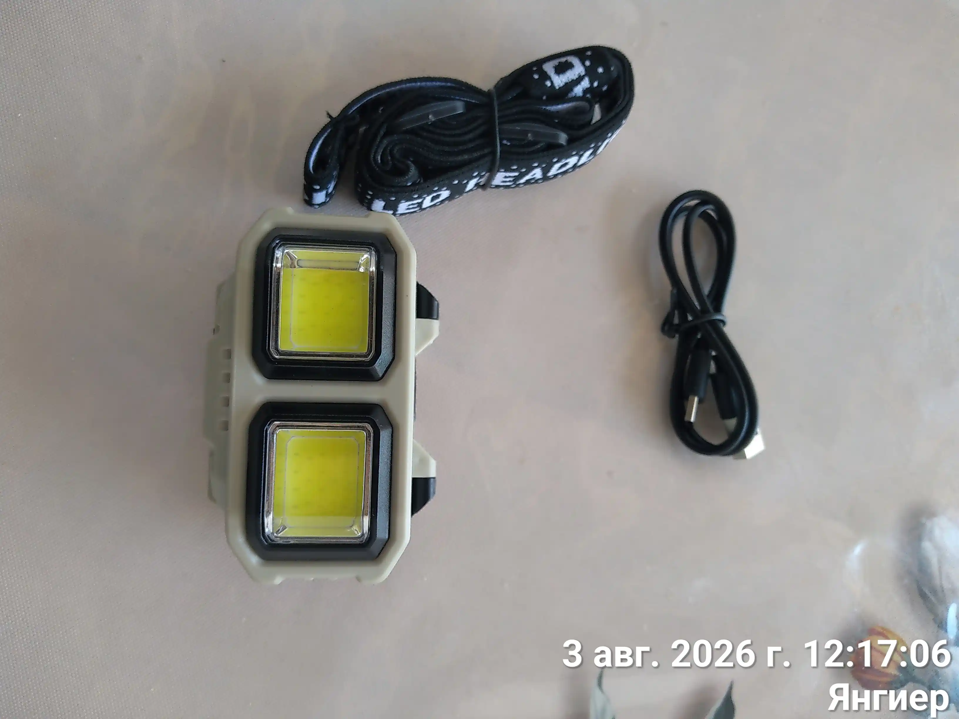 HX-816 peshona fonari - kuchli, yorug‘lik manbai LED fonar fanar