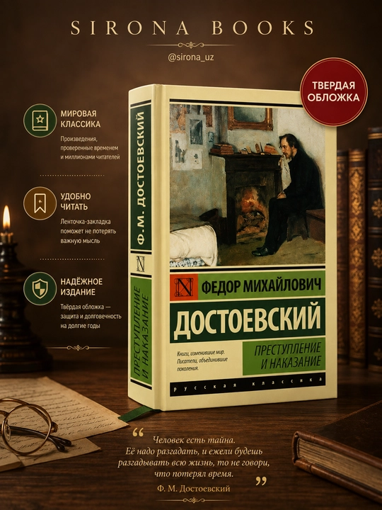 Jinoyat va jazo - Fyodor Mixaylovich Dostoyevskiy - 