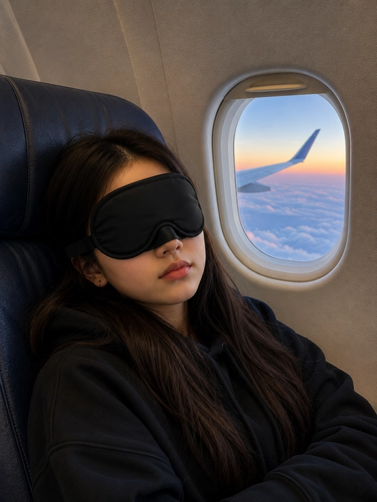 Маска для сна 3D, повязка на глазa для отдыха беруши в подарок