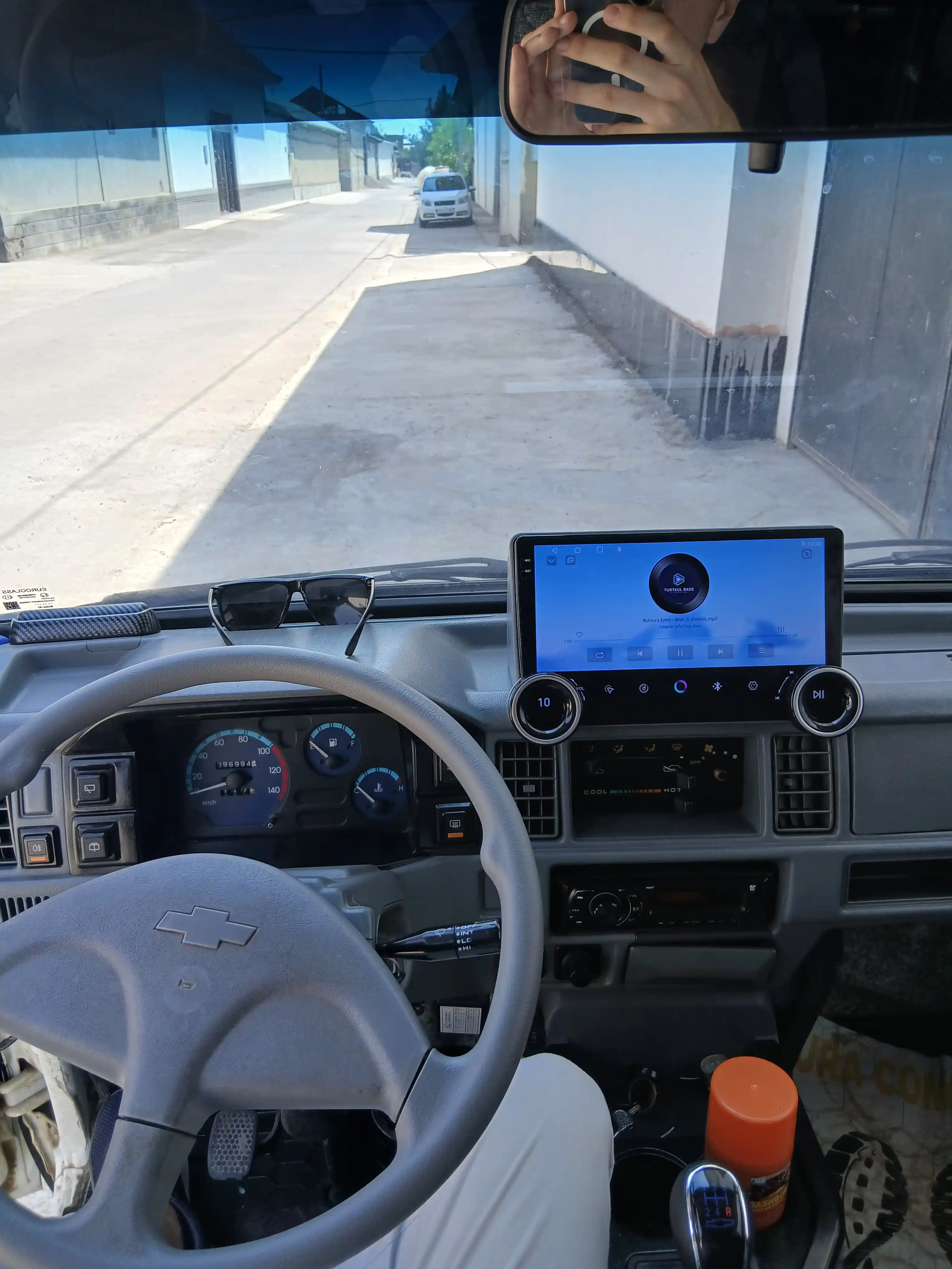 Авто монитор Tesla, Diamond X80 2K, 10.1 дюйма 4+64 ГБ, WiFi кулер, с рамкой и кабелями