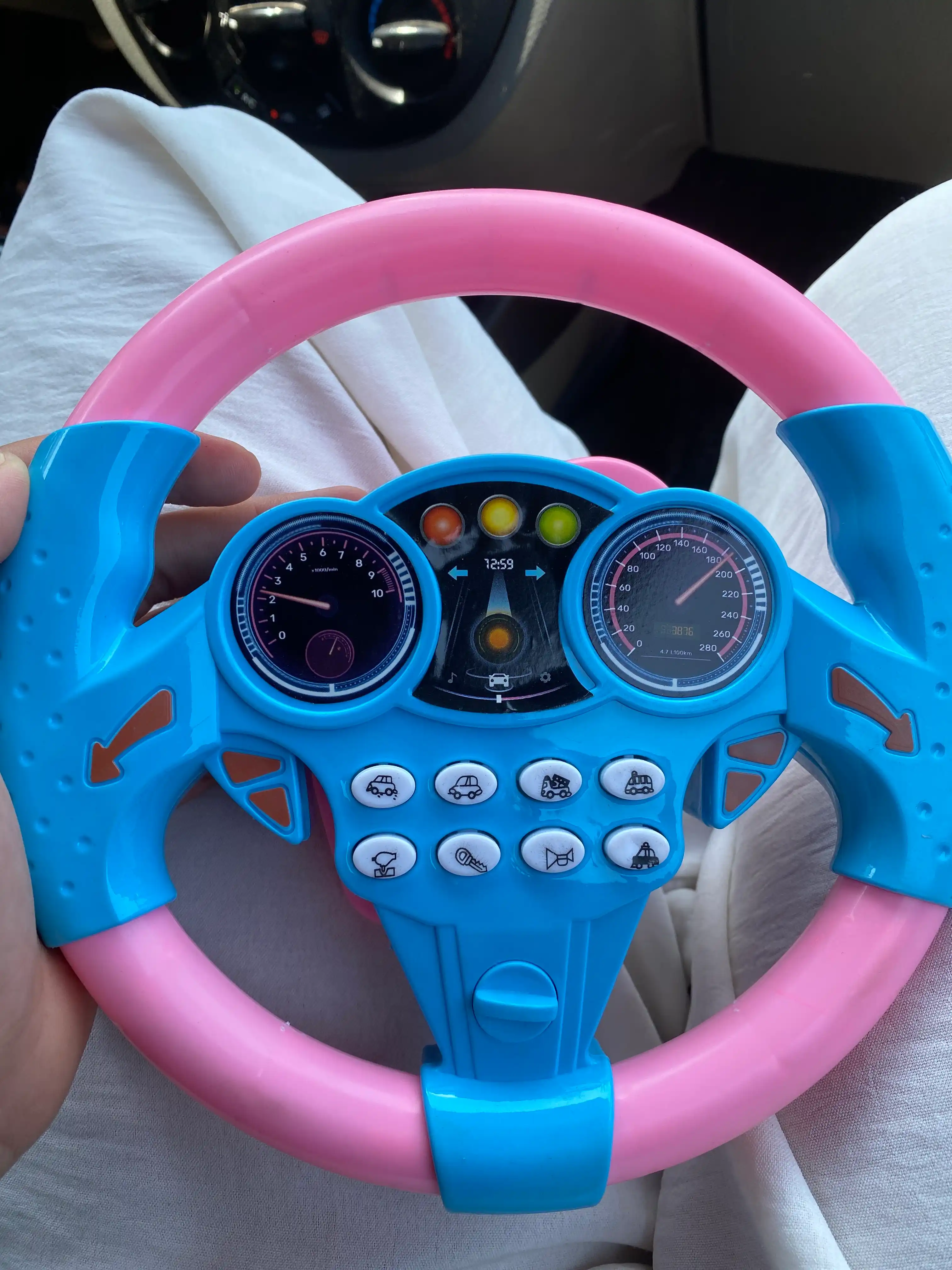 Интерактивный руль для детей Funny Toys