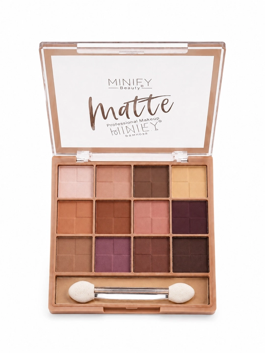 Тень для глаз, MATTE PROFESSIONAL — палетка матовых теней для век, включающая 12 оттенков