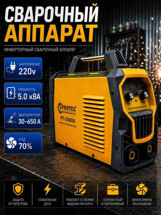 PROTEX, Inverterli payvandlash apparati, MMA payvandlash apparati,svarka apparat 380A 400A - 