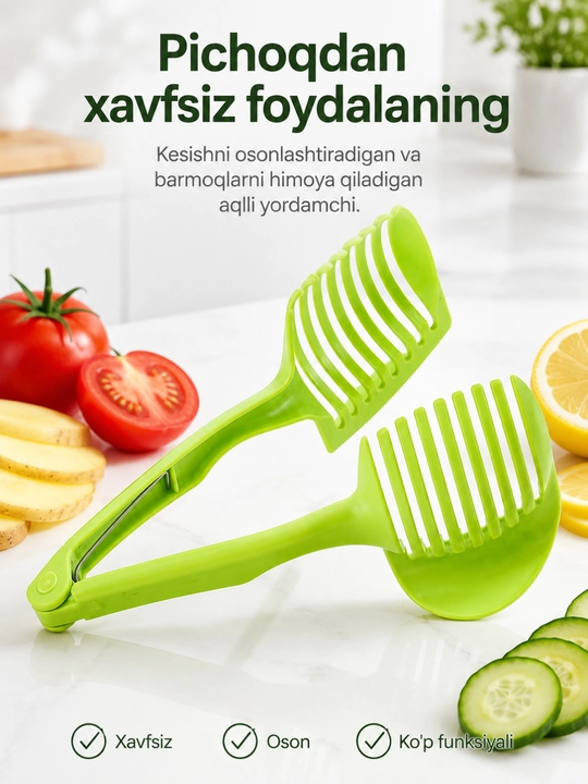 Sabzavot kesish uchun xavfsiz ushlagich - 