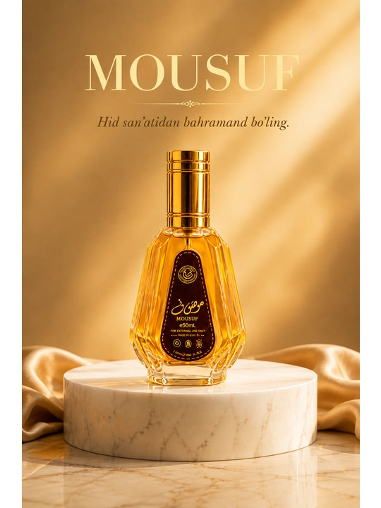 Mousuf Eau De Parfum 50 ml erkaklar atiri - 