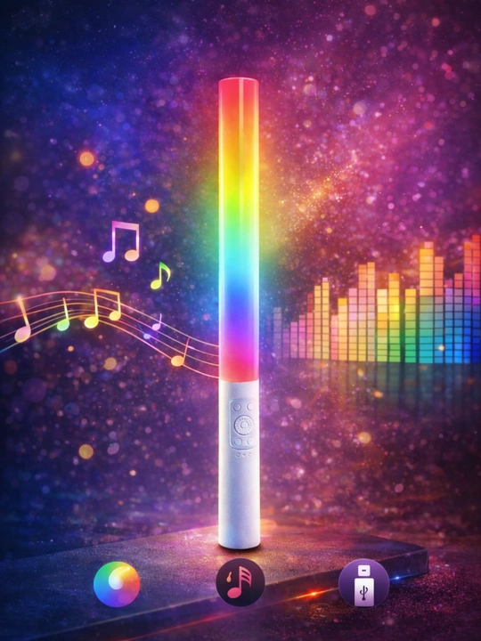 MJ-25 RGB Light Stick – LED лампа с музыкальной синхронизацией, USB