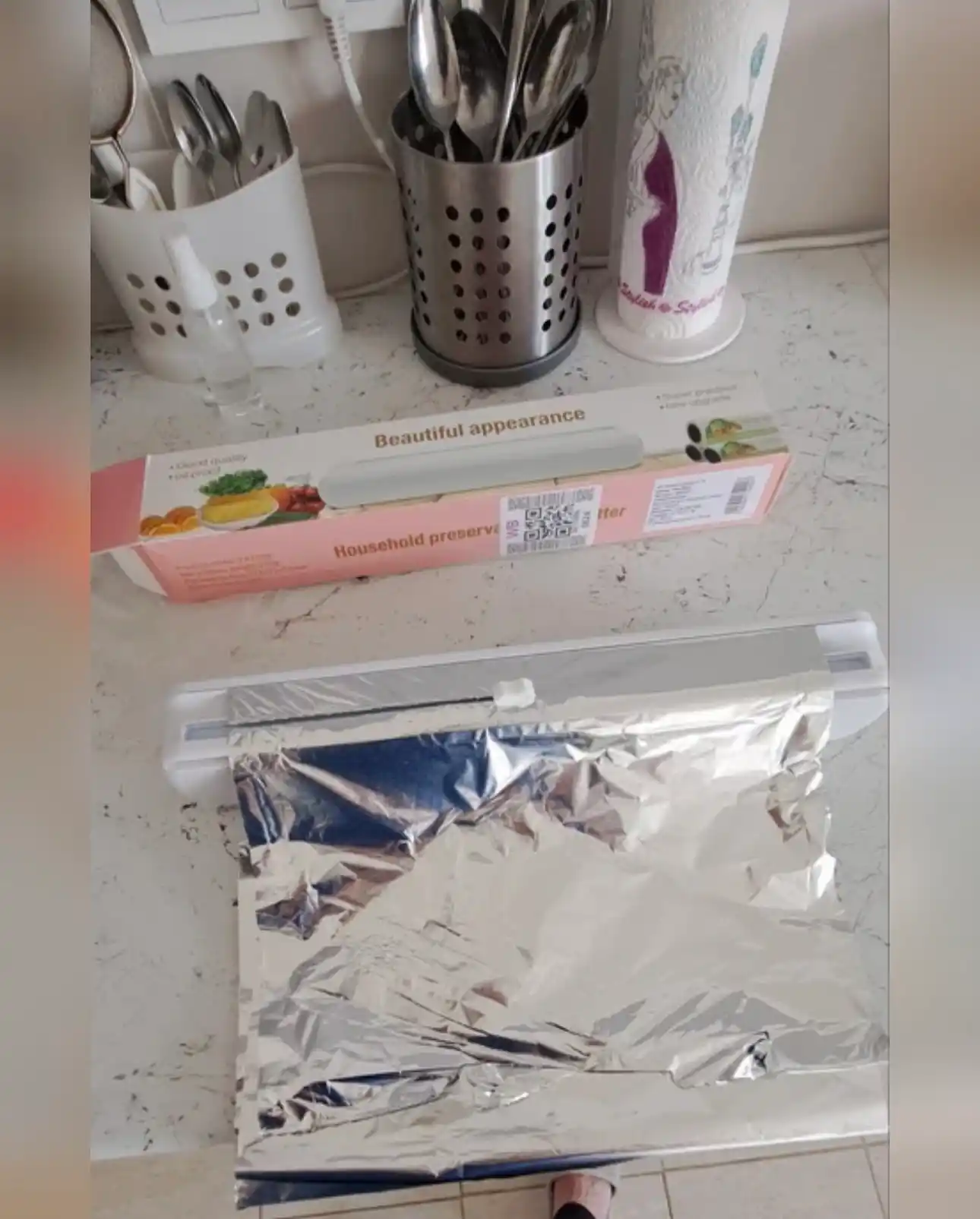 Универсальный диспенсер, резак для пищевой плёнки, упаковка продуктов, аксессуар для кухни