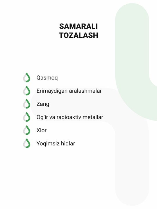 Qattiq suv uchun Geyzer Akvastandart 10SL filtrlari uchun qasmoqdan himoya qiladi