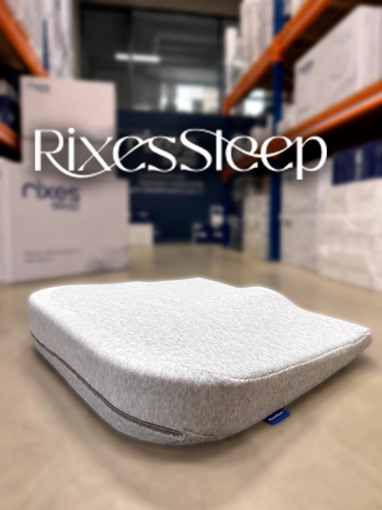 Rixes Sleep ortopedik o‘rindiq yostig‘i Memory Foam 40×40×7/2 sm anatomik yostiq