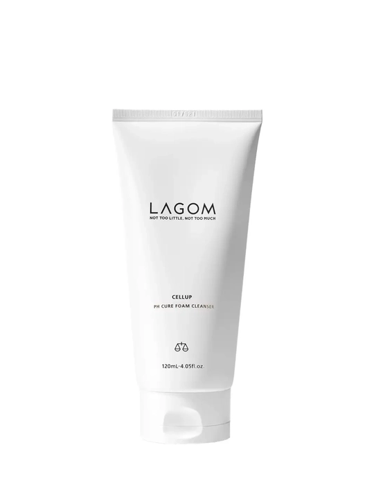 Barcha teri turlari uchun neytral pH ga ega Lagom Cellup PH Cure Foam Cleanser yuzni tozalovchi ko‘pik - 