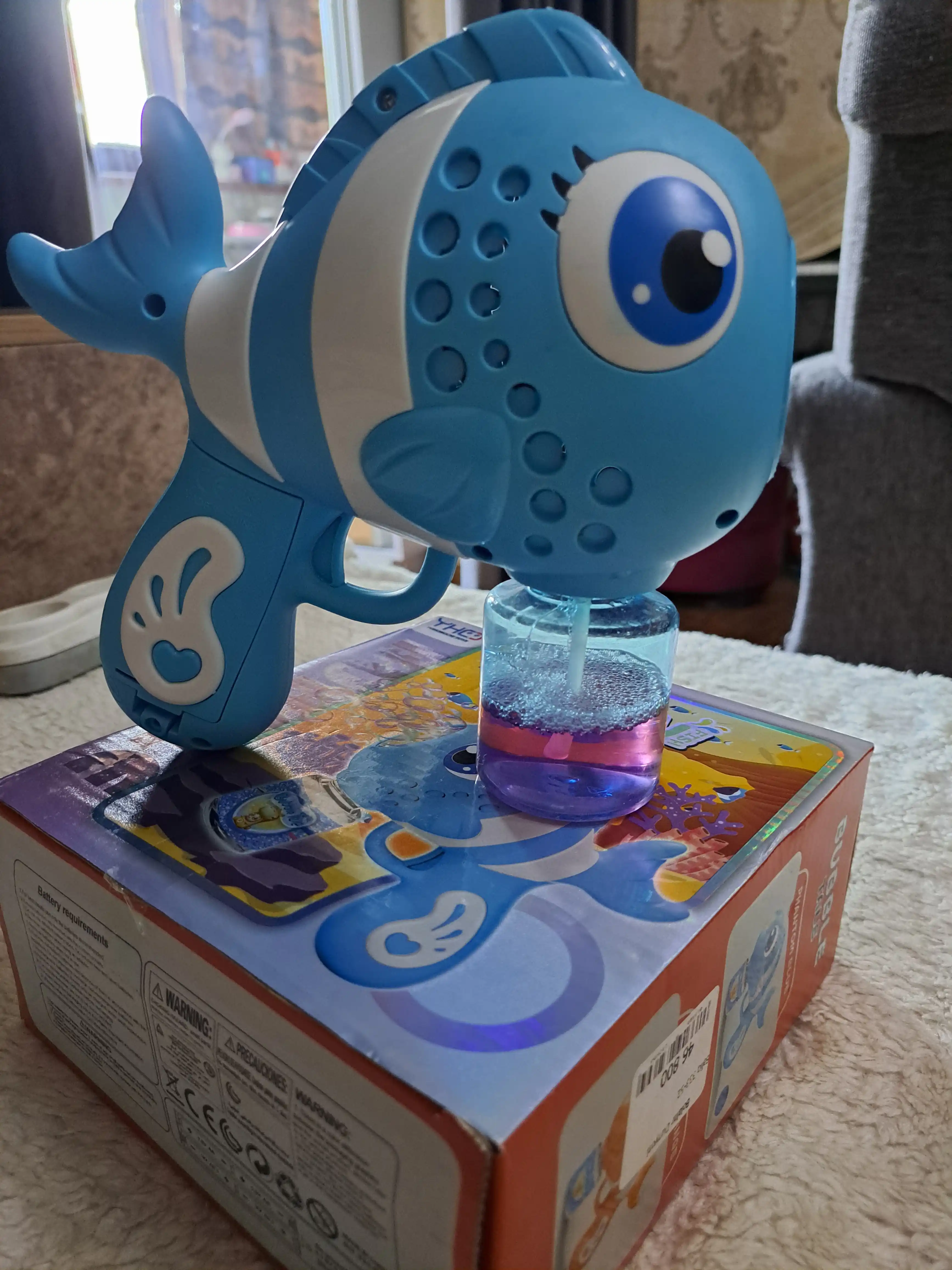 BUBBLE GUN Генератор - пистолет мыльных пузырей, игрушка для детей