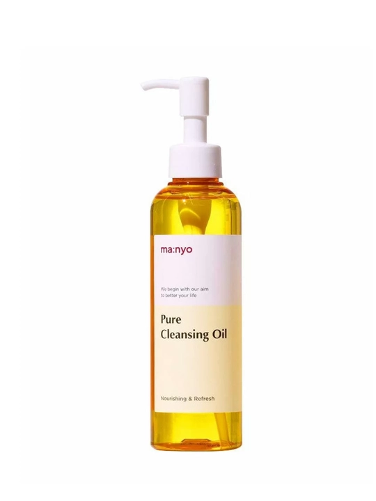 Yumshoq tabiiy tarkibga ega gidrofilik moy Manyo Pure Cleansing Oil - 