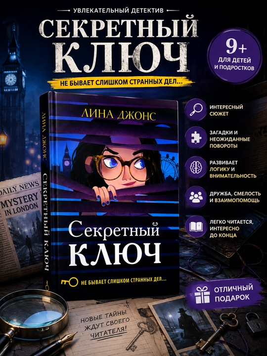 Sekretniy klyuch, Tayna privratnikov, Zagadka Serebryanogo Zmeya. Djons Lina - 
