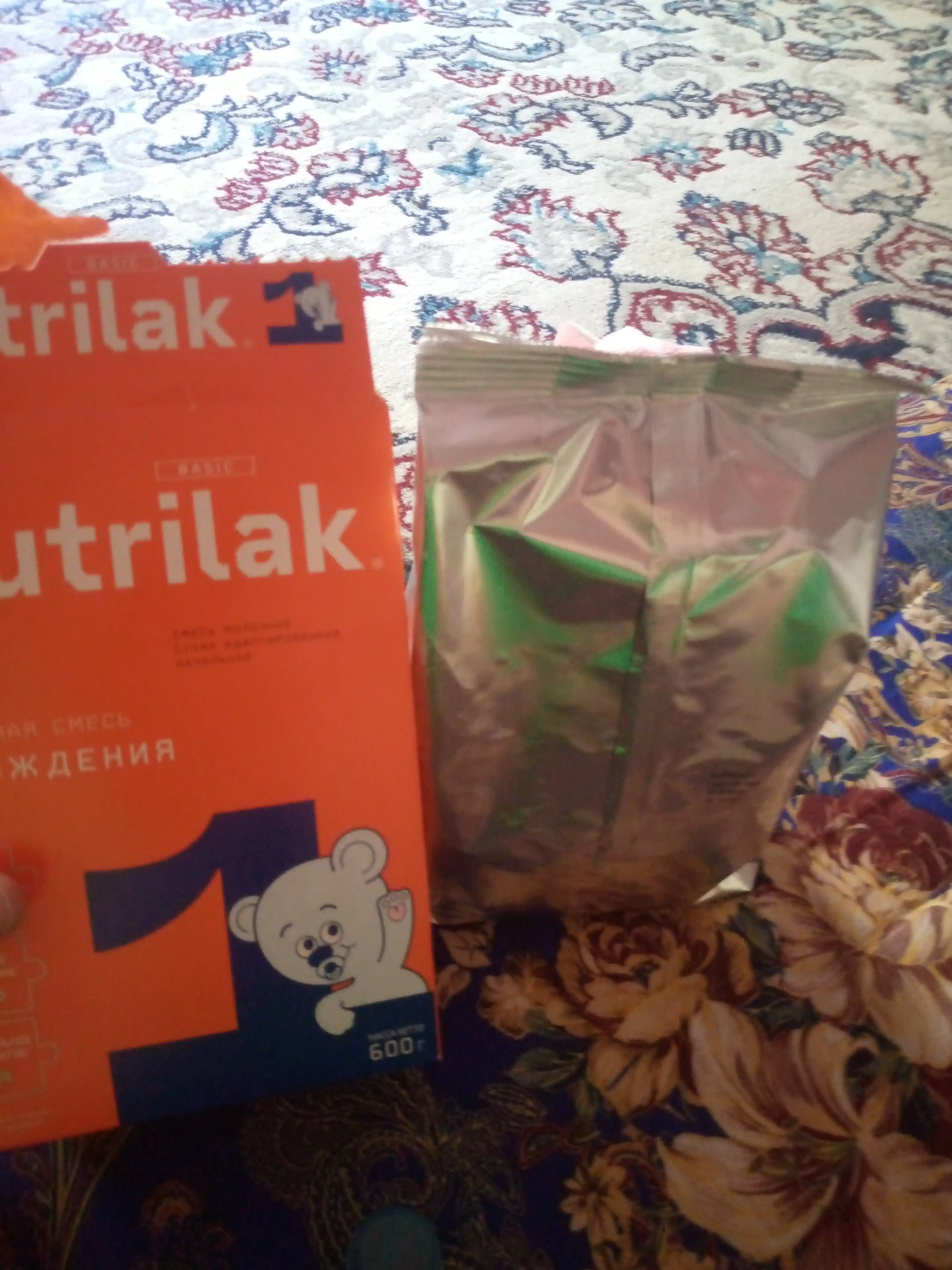Quruq sutli aralashma Nutrilak 1, moslashtirilgan boshlang'ich, 600 g