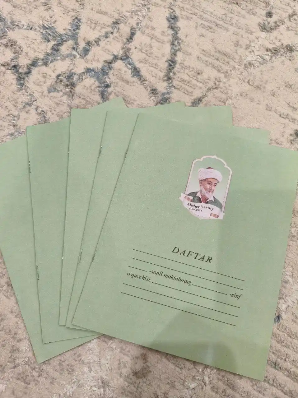Daftar maktab uchun ''ARENA'', katakli va chiziqli, 12 varoq, 5 dona