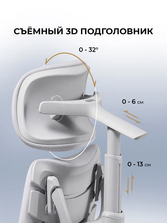 Офисное кресло эргономичное LiberNovo Omni Pro HB / массаж спины / 4D-подлокотник