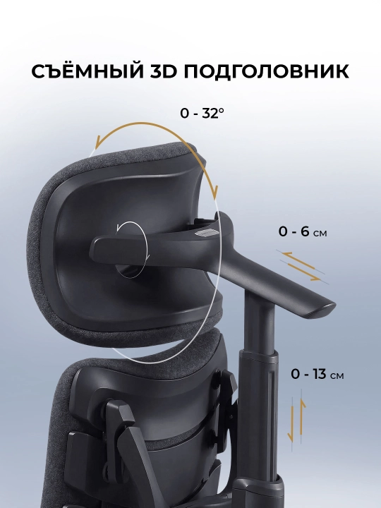 Ofis kreslosi LiberNovo Omni Pro HB / ergonomik ofis stuli / bel massaj / 4D-podlokotnik
